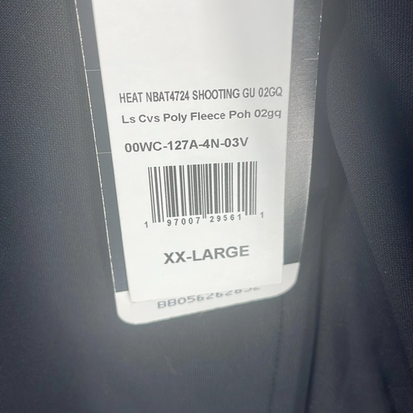 Miami Heat NBA black red hoodie long sleeve kangaroo pocket men’s 2XL pullover - Picture 9 of 14